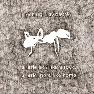 the album cover for Richard Laviolette - Little Less Like A Rock, A Little More Like Home
