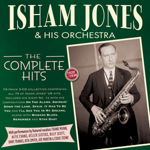 the album cover for Jones, Isham & His Orchestra - The Complete Hits 1920-38