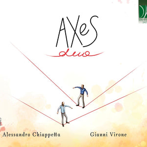 the album cover for Gianni & Alessandro Chiappetta Virone - Axes Duo