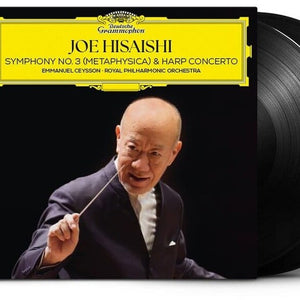 the album cover for Joe Hisaishi - Symphony 3 & Harp Concerto (Uk)