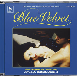 the album cover for Angelo Badalamenti - Blue Velvet Original Motion Picture Soundtrack - 40th Anniversary