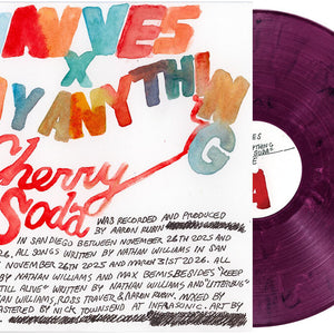 the album cover for Wavves x Say Anything - Cherry Soda [Eco Purple-Pink]