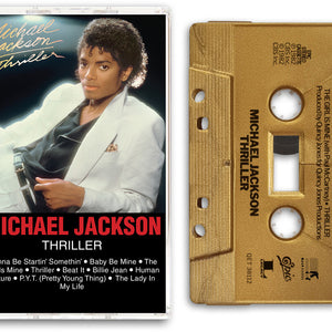 the album cover for Michael Jackson - Thriller - 2026 [Gold Metallic]