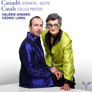 the album cover for Valerie Aimard - Cassado: Sonate Suite - Casals: Cello Pieces