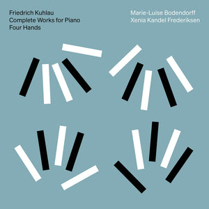 the album cover for Xenia Frederiksen  Kandel - Complete Works For Pno Four Hands