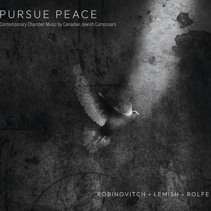 the album cover for Amy Hillis - Pursue Peace -Contemporary Chamber Music Canadian