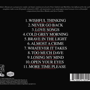 the album cover for Julia's Dream - Hindsight