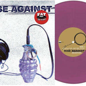 the album cover for Rise Against - Revolutions Per Minute [Purple]