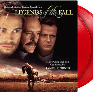 the album cover for James Horner  (Colv) (Ltd) (Ogv) (Red) - Legends Of The Fall - O.S.T. [Colored Vinyl] [Limited Edition] [180 Gram]