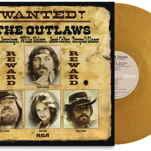 the album cover for Waylon Jennings, Willie Nelson, Jessi Colter, Tompall Glazer - WANTED! The Outlaws - 50th Anniversary