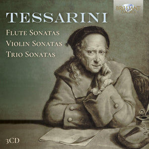 the album cover for Valerio Losito - Tessarini: Flute Sons Vn Sons & Trio Sonatas