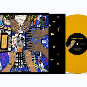 the album cover for Dinner Party - Whatchu Bringing [Indie Exclusive] [Colored Vinyl] [Limited Edition] (Ylw) [Indie Exclusive]