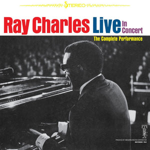 the album cover for Ray Charles - Ray Charles Live In Concert