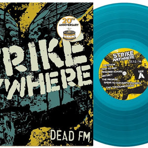 the album cover for Strike Anywhere - Dead FM [Sea Blue]