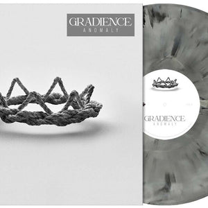 the album cover for Gradience - Anomaly [Grey Black Marbled]