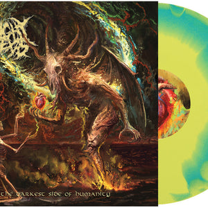the album cover for Night In Texas - Darkest Side Of Humanity [Colored Vinyl] (Grn)