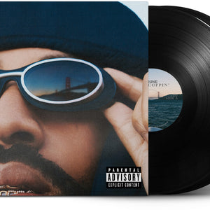 the album cover for Larry June - Who Coppin [Black]