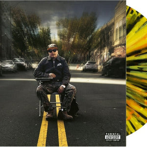 the album cover for Flee Lord / Jansport J - Halfway There (Blk) [Colored Vinyl] (Org) (Ylw) (Spla)