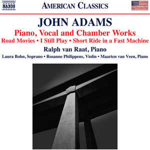 the album cover for Laura Bohn - Adams: Pno Vocal & Chamber Works