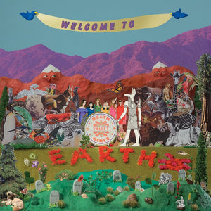 the album cover for Death Valley Girls - Welcome To Earth [Clear Vinyl] (Trq)