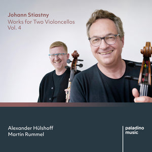 the album cover for Johann Stiastny - Works For Two Violoncellos 4