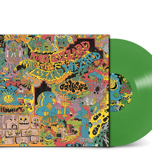 the album cover for King Gizzard & The Lizard Wizard - Oddments - Injection Molded Pet Ecosonic [Colored Vinyl]