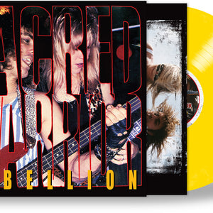 the album cover for Sacred Warrior - Rebellion [Colored Vinyl] [Limited Edition] [Remastered]