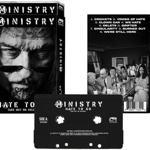 the album cover for Ministry - Hate To Go - Take Out Or Delivery