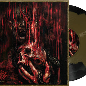 the album cover for Carnifex - More Than Misery [Gold + Black Side A/B Colored]