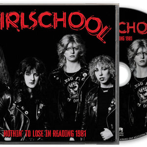 the album cover for Girlschool - Nothin' To Lose in Reading 1981