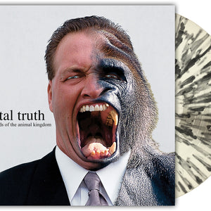 the album cover for Brutal Truth - Sounds of the Animal Kingdom - 2026 Reissue [Bone White with Splatter]