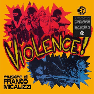 the album cover for Franco Micalizzi - Violence