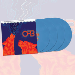 the album cover for ORB - Auntie Aubrey's Excursions Beyond 3 (Blue) [Colored Vinyl]