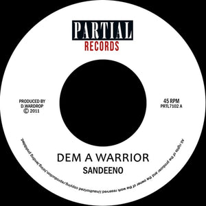 the album cover for Sandeeno - Dem a Warrior