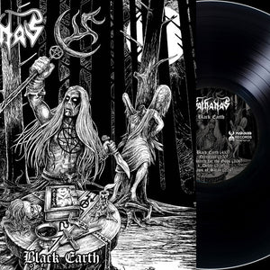 the album cover for Sathanas - Black Earth [Limited Edition]