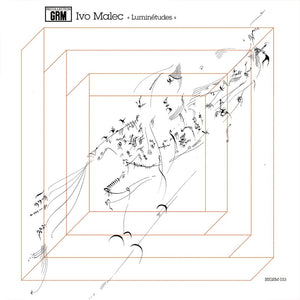 the album cover for Ivo Malec - Luminetudes