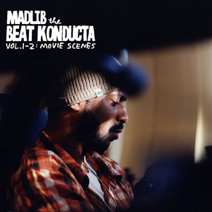 the album cover for Madlib - Beat Konducta Vol. 1-2: Movie Scenes & Movie Scenes, the Sequel - Siren Split