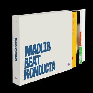 the album cover for Madlib - Beat Konducta Box Set
