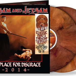 the album cover for Flotsam & Jetsam - No Place For Disgrace [Indie Exclusive] [Colored Vinyl] (Gate) [Limited Edition]