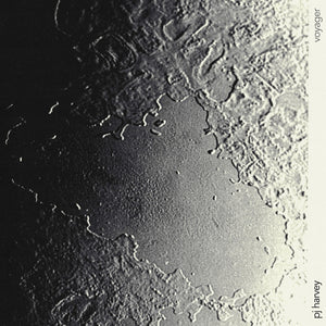 the album cover for PJ Harvey - Voyager [Black with Etching]