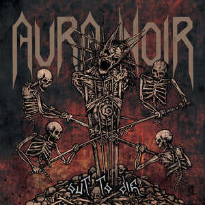 the album cover for Aura Noir - Out To Die