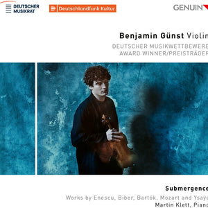 the album cover for Benjamin Gunst - Submergence