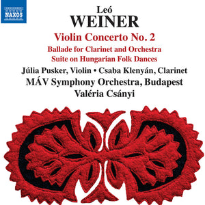 the album cover for Csaba Klenyan - Weiner: Complete Works For Orch Vol. 5