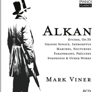 the album cover for Mark Viner - Alkan: Etudes Op. 35 Grande Sonate Impromptus