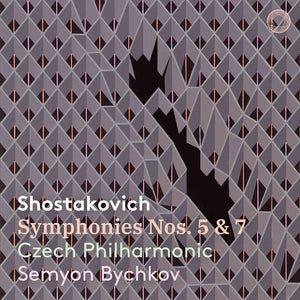 the album cover for Czech Philharmonic - Shostakovich: Syms Nos. 5 & 7