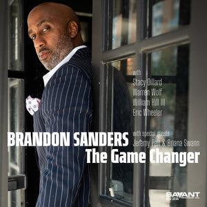 the album cover for brandon sanders - Game Changer