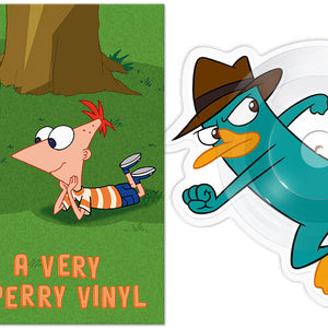 the album cover for Phineas & Ferb - Perry The Platypus / There's Platypus Controlling