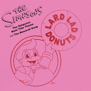the album cover for Simpsons (10in) (Ltd) (Dicu) - Main Title Theme / The Monorail Song (10in) [Limited Edition]