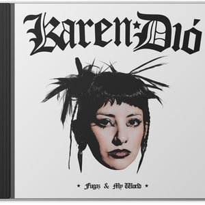 the album cover for Karen Dio - Fugaz & My World