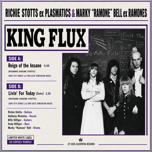 the album cover for King Flux - Reign of the Insane [Signed - Purple]